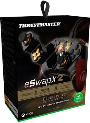 Obrázok produktu pre Thrustmaster ESWAP X2 ELDEN RING, Gamepad, PC, Xbox, Tlačidlo späť, D-pad, Smerové tlačidlá, Tlačidlo domov, Tlačidlo vypnutia, Tlačidlo reštart, Kábel, USB, USB Typ-C