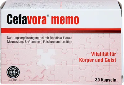 Produktbild von Cefavora memo (Weichgelatinekapseln), 30 St KAP