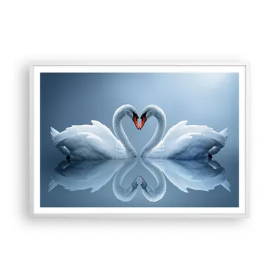 Produktbild von Gerahmtes Poster - Weißer Rahmen - Ladung Dampf Wasser - 100x70 cm - Wand Bild - Wanddeko - Wandbilder - Kunstposter - Wandposter - Bilderrahmen - Bilder - Kunstdruck - Wandbild - P2WAA100x70-3541
