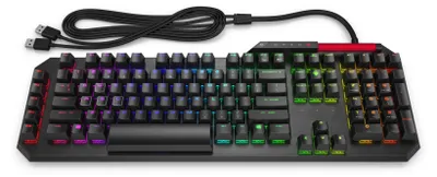 Image de HP OMEN by Sequencer Clavier - Taille complète (100%) - filaire - USB - Commutateur mécanique - noir