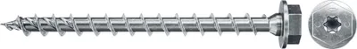 Produktbild von Fischer 566380, Schraube, Verzinkter Stahl, Holz, Zink, Vollgewinde, Sechskantkopf