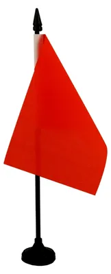 Produktbild von Tischflagge Roter Schiedsrichter - 15 x 10 cm - Motorsport Rennleitung