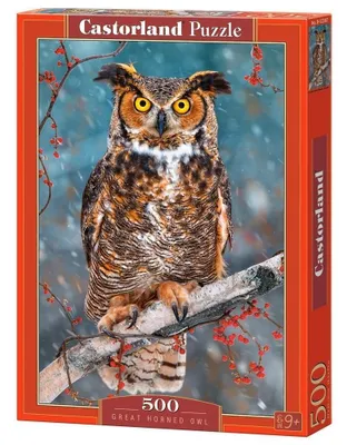 Produktbild von Castorland Great Horned Owl, Puzzle 500 Teile