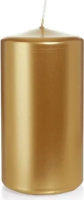 Produktbild von Stumpenkerzen Gold 150 x Ø 80 mm, 6 Stück