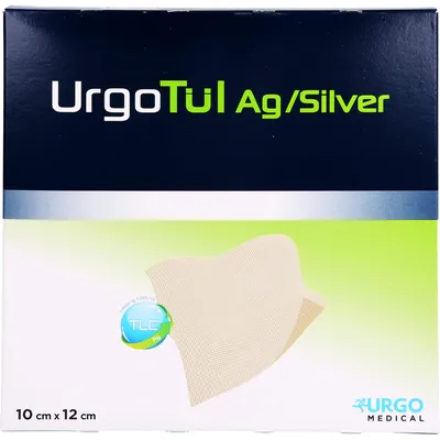 Zdjęcie produktu dla Urgotül Silver 10x12 cm gaza na rany 10 szt
