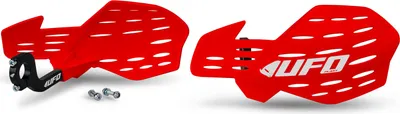 Imagen del producto de PROTECTOR DE MANILLAR GUARDIAN, color rojo (con soportes de 22 mm)