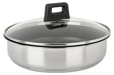 Immagine prodotto di Sitram 715022: Padella in acciaio inossidabile Sitram, linea Movible, Arpege, diametro 24 cm – Antiaderente