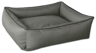 Produktbild von BedDog Hundebett MAX Hundesofa Hundekissen Hundebett mit Rand,ROCK (grau),(XXL) ca. 120x85x23cm