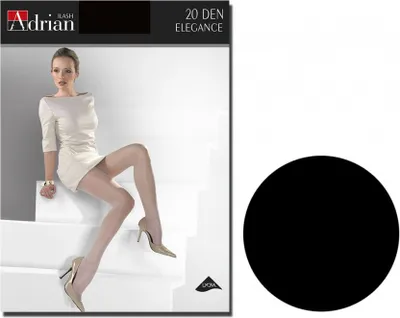 Produktbild von Einfarbige, halbmatte Elasthan-Strumpfhose 20 den 5 Nero