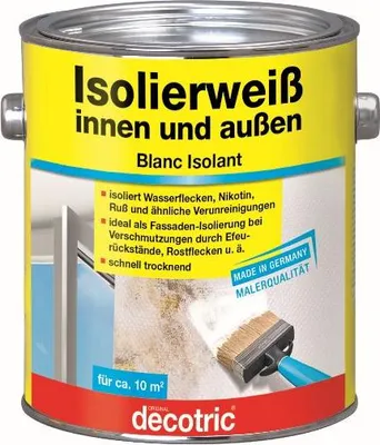 Produktbild von Decotric Isolierweiß 2 L weiß