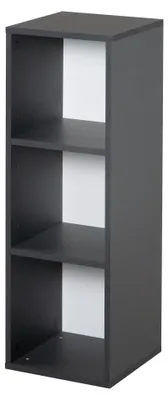 Produktbild von roba Seitenregal, Regal für Babyzimmer, Standregal für Kinderzimmer, anthrazit, Holz