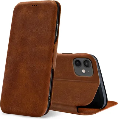 Obrázok produktu pre Škrupinové flipové puzdro pre Apple iPhone 12 Mini (5,4 palca) Puzdro Book Cover Puzdro na mobilný telefón so slotom na kartu Premium Protective Cover