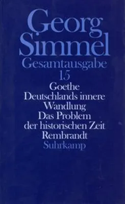 Obrázek produktu pro Simmel, G: Gesamtausgabe 15