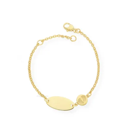 Produktbild von JuwelmaLux Gravur Armband Kinder 333 Gold JL14-03-0017 14 cm