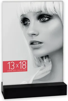 Obrázok produktu pre ZEP akrylový rám Dresda čierny 10x15 cm na výšku