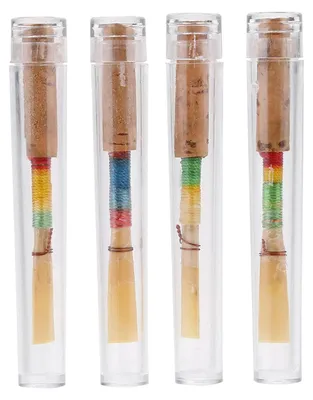 Oboenrohrblätter 4er-Set, aus Rohr, mittelweich, 72 mm