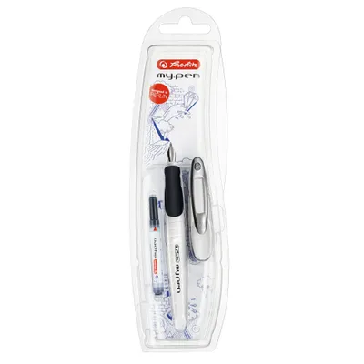 Immagine prodotto di Herlitz 10999738 Stilografica my.pen - Pennino M, rosso/grigio