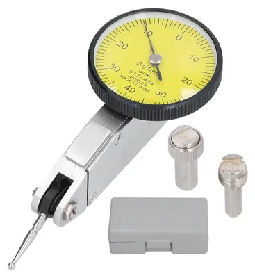 Zdjęcie produktu dla Czujnik zegarowy 0–0,8 mm z bardzo czułą dźwignią i automatycznym przełącznikiem