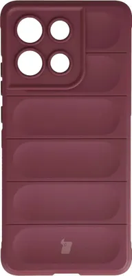 Produktbild von Robuste Handyhülle für Motorola Moto G86 5G / G86 Power 5G, Bizon Case Tur, Burgunderrot