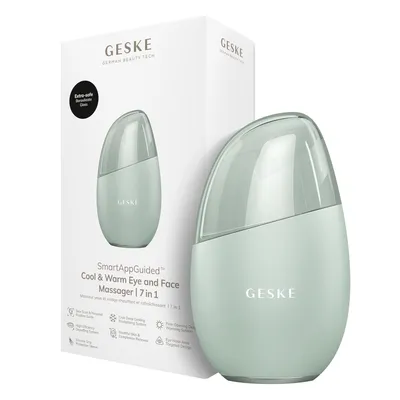 Produktbild von Cool & Warm Eye & Face Massager, 7 in 1 für Gesicht & Augen | Batterielose Wärme- & Kühltechnologie | Gegen Augenringe & Tränensäcke | Anti-Aging