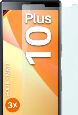 Produktbild von moex® 3x Schutzfolie kompatibel mit Sony Xperia 10 Plus - Displayschutzfolie Anti Reflex Folie, Matt