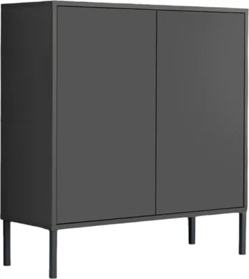 Produktbild von Schuhkommode / Kommode BEN 4 inkl. Metallfüße in anthrazit, Push-to-open, (BxHxT) 79x88x33 cm