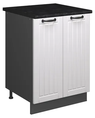 Obrázok produktu pre Spodná skrinka pod drez Vicco Fame-Line Biely vidiecky dom/antracitová 60 cm, Model 65285