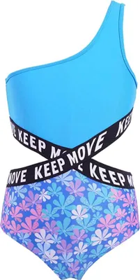 Produktbild von Kinder Mädchen Einteiler Badeanzug Gr. 170-176 Cm Sport Bikini Badekleidung Kinder Sommer Schwimmanzug