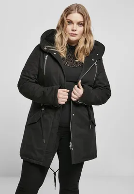 Obrázek produktu pro Urban Classics Ladies Sherpa Lined Bavlna Parka black - M