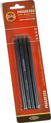Produktbild von KOH Progresso Graphit Vollminenstifte