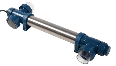 Produktbild von AquaForte Midi Power UVC 75 Watt, kurze Lampen und Edelstahlgehäuse, maximaler Durchfluss von 20m3 pro Stunde, für einen klaren Teich mit gesunden