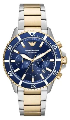 Immagine prodotto di Orologio da uomo Emporio Armani Diver, acciaio inossidabile, color oro