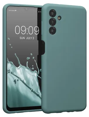 Produktbild von kwmobile Hülle kompatibel mit Samsung Galaxy A13 5G - Hülle Silikon gummiert - Handyhülle - Handy Case in Arctic Night