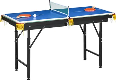Zdjęcie produktu dla Multigame Stół Do Gier 2 W 1 Wielofunkcyjny Stół Tenis Stołowy Akcesoria Bilardowe Dzieci Młodzież Dorośli Stal 140X63X60-80Cm Zielony