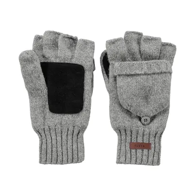 Image de Moufles d'hiver pour homme Barts Haakon Bumgloves, gris (Heather Grey), 0094-021