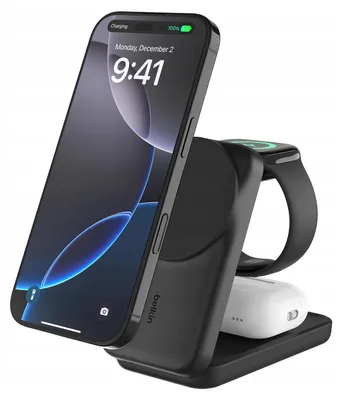 Zdjęcie produktu dla Belkin Qi2, Wewnętrzna, USB, Bezprzewodowe ładowanie, 1,5 m, Czarny