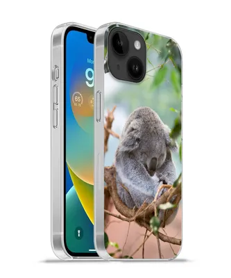 Produktbild von MuchoWow® Handyhülle Schutzhülle Hülle für Apple iPhone 14 - Softcase Koala - Äste - Schlaf - Kinder - Jungen - Mädchen Silikon Softcase Handy Hülle - Mobiltelefonhülle