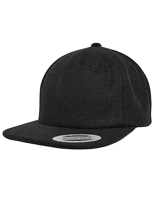 Produktbild von FLEXFIT 6502MC | Melton Cap - Metallverschluss - Farbe: Black - Größe: One Size
