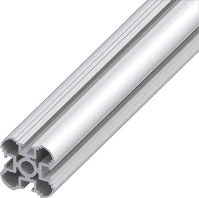 Produktbild von coaxis®-Säulen-Profil 1 m, 35.5 mm Aluminium eloxiert silber