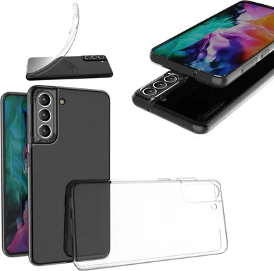 Immagine prodotto di Per Samsung Galaxy S21 FE Custodia in silicone TPU protettivo trasparente Casi di telefonia mobile