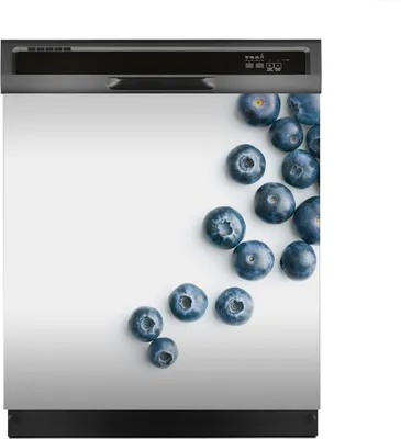Produktbild von Aufkleber sticker 60x60 cm Dekorative folie Spülmaschine - Farbige Blaubeeren Früchte