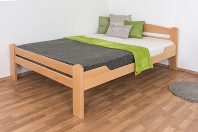 Produktbild von Gästebett "Easy Premium Line" K4/1, 140 x 200 cm Buche Vollholz massiv Natur