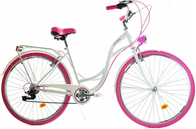 Zdjęcie produktu dla Rower Dallas City 28" 7spd - biały z różem