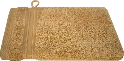 Produktbild von Waschhandschuh Frottee 16 x 21 cm Baumwolle  450g Waschlappen Siena mandel