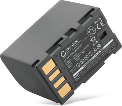 Produktbild von CELLONIC 1x Akku für Kamera Kompatibel mit JVC GY-HM100, GR-D870, GZ-HD7, BN-VF808 - (2250mAh, 7.4V)