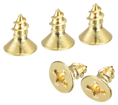Productafbeelding van 40 stuks houtschroeven M3,5×8 mm met platte kop