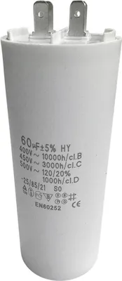 Produktbild von Kondensator Anlaufkondensator Motorkondensator Arbeitskondensator 450V AC 60µF (CBB60)