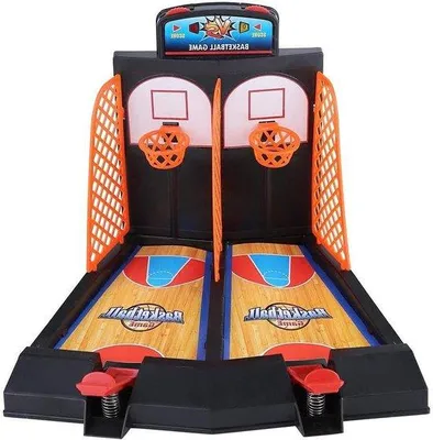 Produktbild von Bordspiel für Kinder, Mini, interaktives Flipperkast-Spiel, educativer Ball-Schuss-Basketball-Trainingsset.