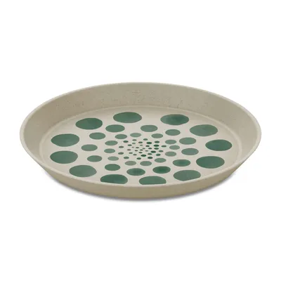Produktbild von koziol 1453700, Dessertteller, Rund, Grün, Weiß, 205 mm, 205 mm, 20 mm