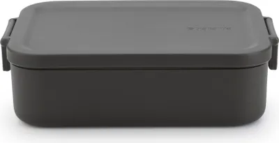 Produktbild von Brabantia Make & Take, Brotdose, Erwachsener, Grau, Kunststoff, Einfarbig, Rechteckig